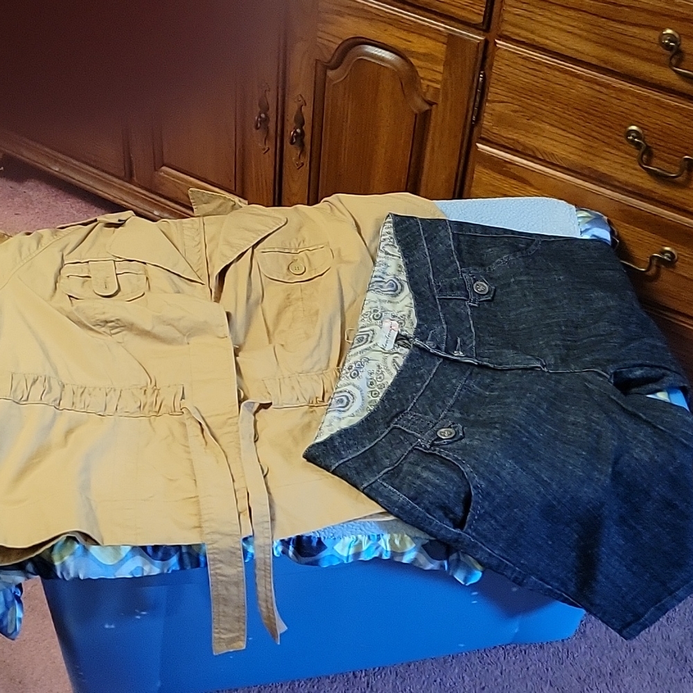 Jacket and short